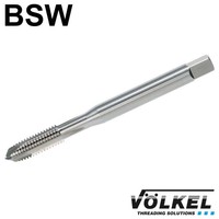 Machinetap, ≈ DIN 371, HSS-E, vorm B met schilaansnijding, BSW 3/16 x 24