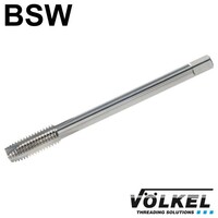 Machinetap, ≈ DIN 376, HSS-E, vorm B met schilaansnijding, BSW 7/16 x 14