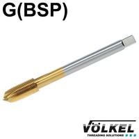 Machinetap, DIN 5156, HSS-E TiN, vorm B met schilaansnijding, G 1/8 x 28