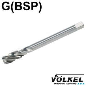 Völkel Machinetap, DIN 5156, HSS-E, vorm C / 35° RSP met rechtsspiraal, G 1/8 x 28