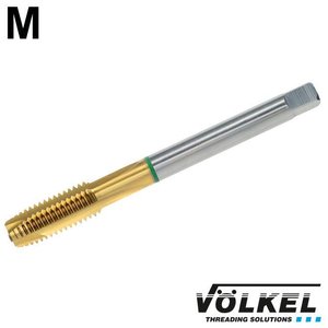 Völkel Machinetap GROENRING PM, DIN 376, HSS-E PM TiN, vorm B met schilaansnijding, M 12 x 1.75