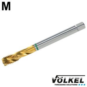 Völkel Machinetap GROENRING PM, DIN 376, HSS-E PM TiN, vorm C / 39° RSP met rechtsspiraal, M 14 x 2.0