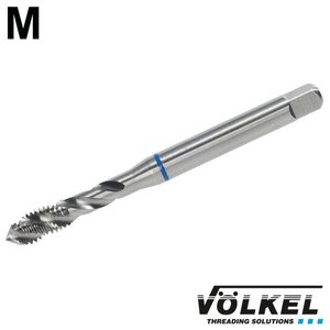 Völkel Machinetap BLAUWRING, DIN 371, HSS-E, vorm C / 39° RSP met rechtsspiraal, M 4 x 0,7