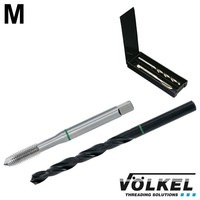 TwinBox GROENRING machinetap + spiraalboor, DIN 371, HSS-E, vorm B met schilaansnijding, M 8 x 1.25