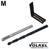 TwinBox GROENRING machinetap + spiraalboor, DIN 376, HSS-E, vorm B met schilaansnijding, M 14 x 2.0