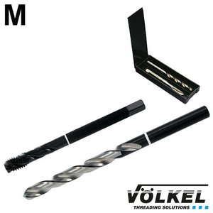 TwinBox WITRING machinetap + spiraalboor, DIN 376, HSS-E VAP, vorm C / 35° RSP met rechtsspiraal, M 12 x 1.75