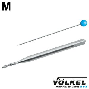 Völkel Machinetap, DIN 371, HSS-E, vorm C / 35° RSP met rechtsspiraal, M 1 x 0.25