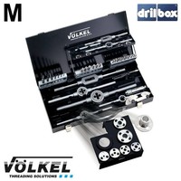 Handtappen-boor- en snijplatenset metrisch 50dlg, HSS-E VAP, M 3 - 12