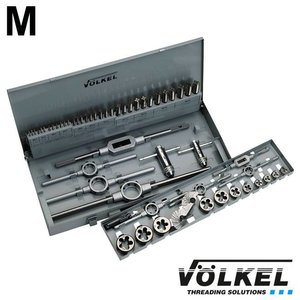 Handtappen- en snijplatenset metrisch 54dlg, M 3 - 20