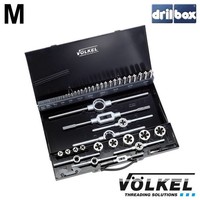 Handtappen- en snijplatenset metrisch 54dlg, linkse draad M 3 - 20