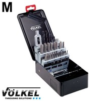 Handtappenset met boren metrisch 29dlg, M 3 - 12