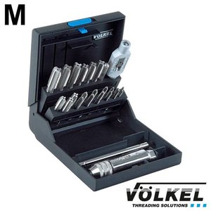 Völkel Handtappenset metrisch 22dlg, DIN 352, HSS-G, M 3 - 12