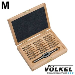 Mini-handtappenset metrisch 22dlg, M 1 - 2.6