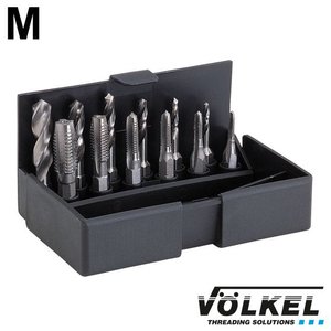 Tap-bit en boorset metrisch 13dlg, HSS-G, M 3 - 10