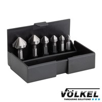 Verzink-bit-set 6dlg, HSS, Ø 6.3 - 20.5mm