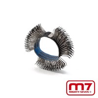 Metalen borstel met haken t.b.v. QB802 borstelmachine