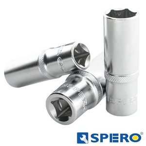 Spero 1/4'' dop lang 6-kant 4mm