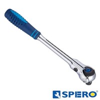 1/4" ratel met flexibele kop 72-tands