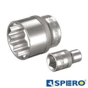 Spero 3/8" dop 12-kant 6mm