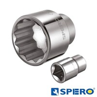 3/4" dop 12-kant 1-1/8" (SAE)