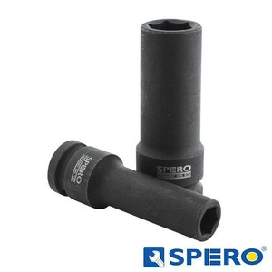 Spero 1/2" impact dop /slagdop / krachtdop lang 6-kant, 9mm