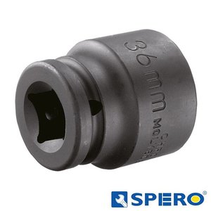 Spero 3/4" impact dop /slagdop / krachtdop 6-kant, 19mm