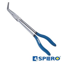 Telefoontang / punttang extra lang gebogen 90° 280mm