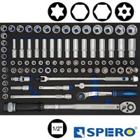 1/2'' doppenset 84 delig metrisch