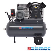 Zuigercompressor, 400L/min, 50L tank, 400V
