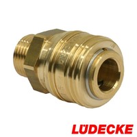 Snelkoppeling Euro 7.2/7.4, 3/8'' uitw. draad