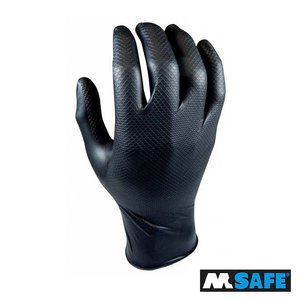 M-Safe Nitril Grippaz handschoen 25paar, XL