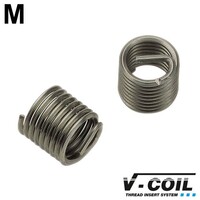Schroefdraadinserts M 5 x 0.8, RVS, DIN 8140, Lengte: 2.5 D, 100st