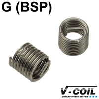 Schroefdraadinserts G 7/8 x 14, RVS, DIN 8140, Lengte: 1.5 D, 5st