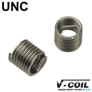 V-coil Schroefdraadinserts UNC 1.1/8'' x 7, RVS, DIN 8140, Lengte: 1.5 D, 5st
