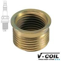 Draadbus Mf 14 x 1.25, voor bougies, Lengte: R 9.5mm, 10st