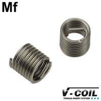 Schroefdraadinserts Mf 22 x 1.5, RVS, DIN 8140, Lengte: 1.0 D, 5st