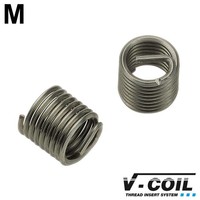 Schroefdraadinserts M 5 x 0.8, RVS, DIN 8140, Lengte: 2.0 D, 10st
