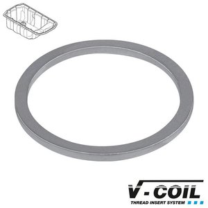 V-coil Dichtring type OS, aluminium, 20 x 24 x 1.5mm, 25st