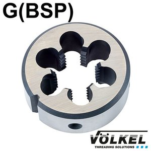Snijplaat DIN 5158, (DIN EN 24231), HSS-E VAP,G 3/8 x 19 