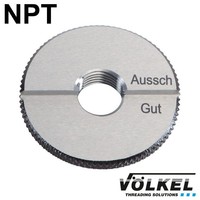 Draadringkaliber GO / NO-GO, NPT 1/2 x 14