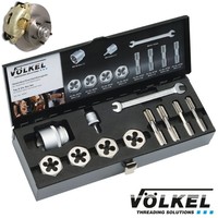 Tap- en snijmoerenset voor wielbouten en moeren 11dlg, M12; M14