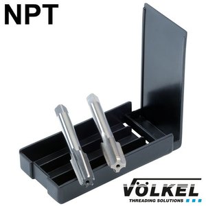 TwinBox machinetap + ruimer, HSS-G, vorm C, NPT 3/8 x 18 (63593)