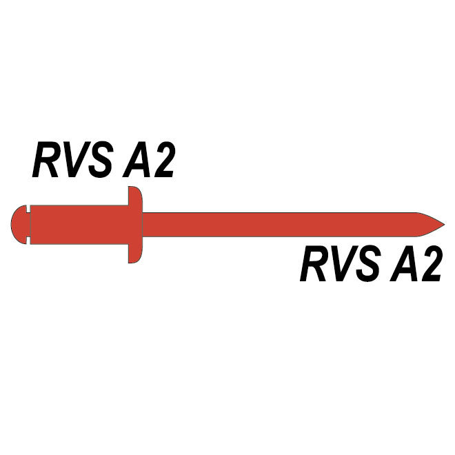 Body RVS A2 - Trekpen RVS A2