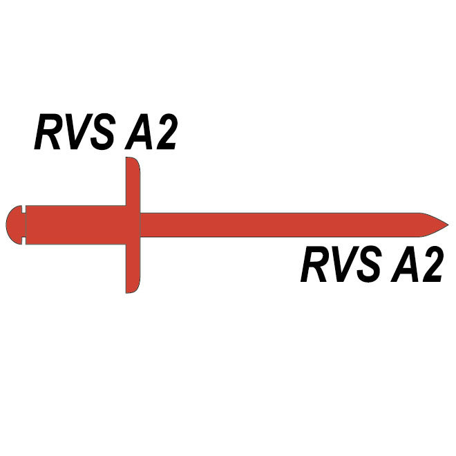 Body RVS A2 - Trekpen RVS A2