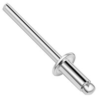 Popnagel - 4.8 x 35.0mm - bolkop - Alu/Staal - klembereik: 25.0 - 30.0mm - 250 stuks