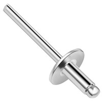 Popnagel - 5.0 x 16.0mm - grote bolkop - Alu/Staal - klembereik: 9.0 - 11.0mm - 500 stuks