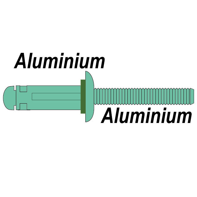 Body aluminium - Trekpen aluminium
