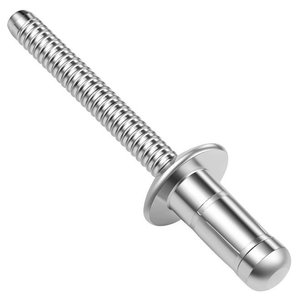 WCT Structurele popnagels type H - 6.4 x 9.0mm - Bolkop - RVS A2/RVS A2 - klembereik: 1.5-3.5mm - 250 stuks