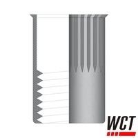 Blindklinkmoeren met gereduceerde verzonken kop - M4 - klembereik 0.5-2.0mm - RVS A2 - 250st