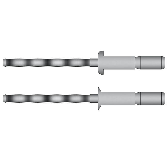 Structurele popnagels type P